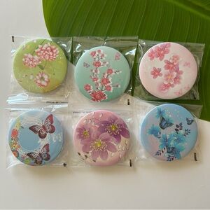 Floral Compact Mirror